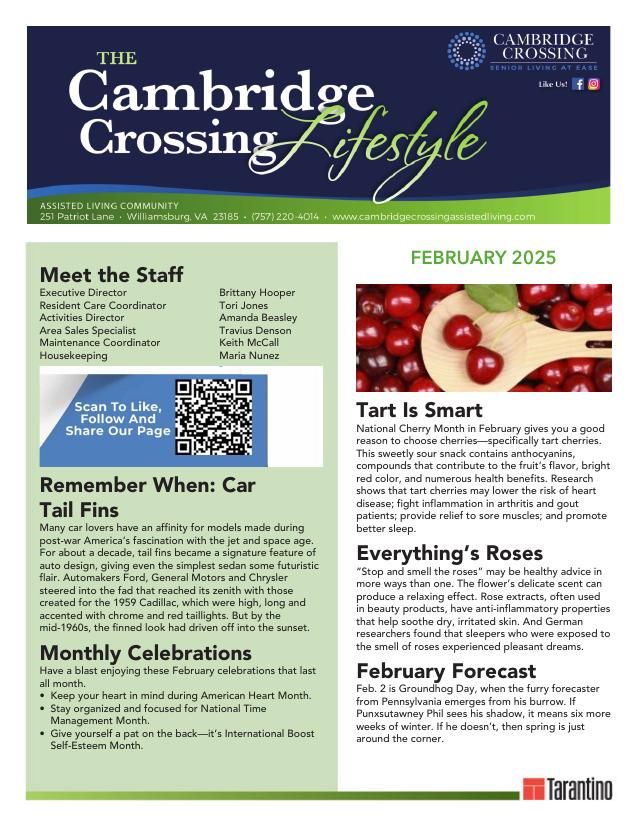 Assisted Living Current Newsletter